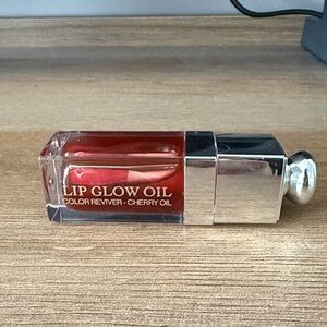 Dior Lip Glow Oil in Radiant Red with Silver Cap
